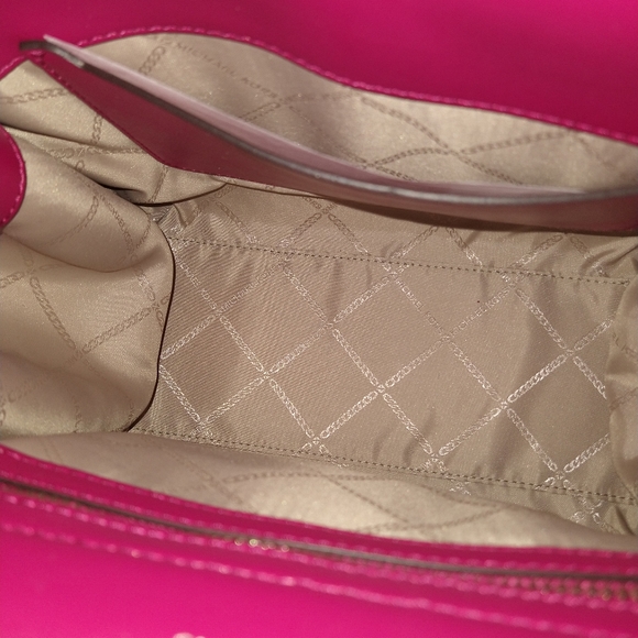 Sold**Michael Kors Carmen Leather Belted Satchel - Picture 10 of 12